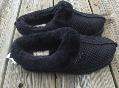 skechers fur lined mules